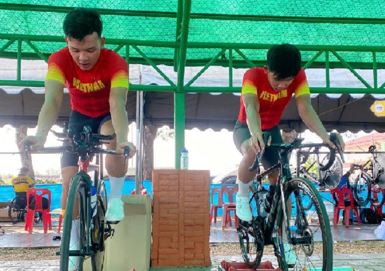 Vietnam bicycle team to the penultimate destination in the first exam content after the fire in Thailand - Photo 3