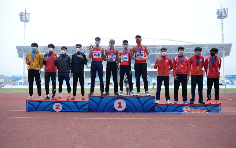 Hanoi opened brightly on the first day of competition for the National Athletics Championship 2021 - Photo 2