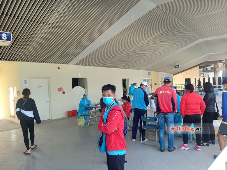 My Dinh Stadium is sprawling before the opening of the Athletics Athletes 2021 - Photo 1