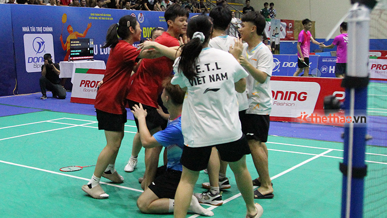Dong Nai Ha Bac Giang, at the final of the national badminton tournament 2025 - Photo 1