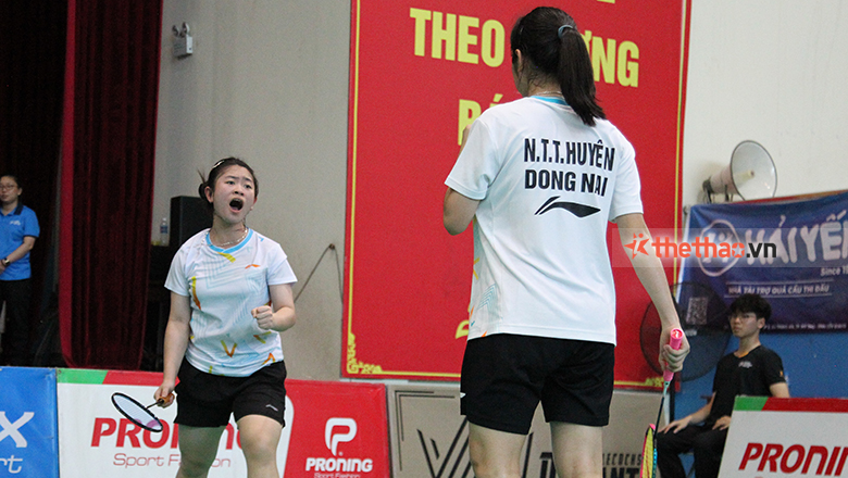 Dong Nai won Hanoi in the national badminton tournament - Photo 1