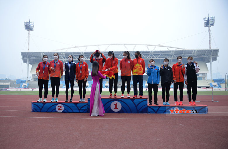 Hanoi opened brightly on the first day of competition for the National Athletics Championship 2021 - Photo 1
