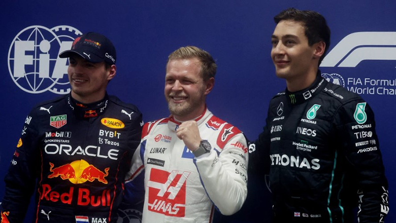 Kevin Magnussen won a pole in the GP Brazil after the 'chaotic' test race - Photo 1