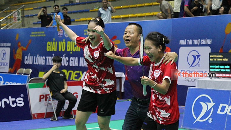 Lam Dong won the host of Hai Phong, at the final of the national badminton tournament - Photo 1