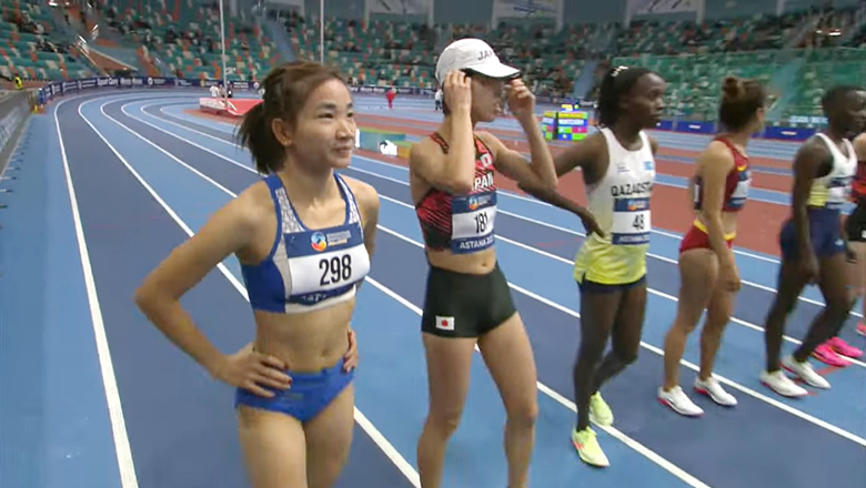 Nguyen Thi Oanh missed a 3000m medal for female athletics in Asia 2023 - Photo 1
