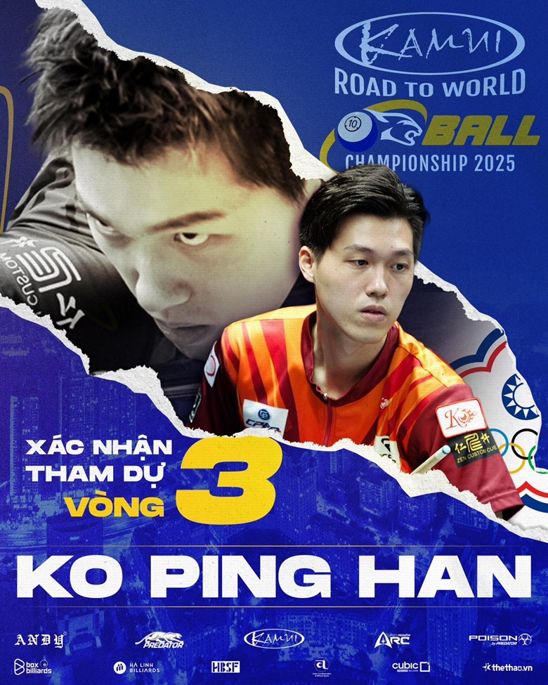 Ko Ping Han attended the 3rd qualifying round of Kamui Road to World 10 -S -Ball Championship 2025 - Photo 1