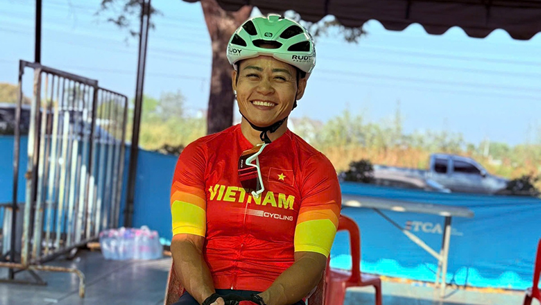Vietnam has the second gold medal at the Asian cycling championship - Photo 1