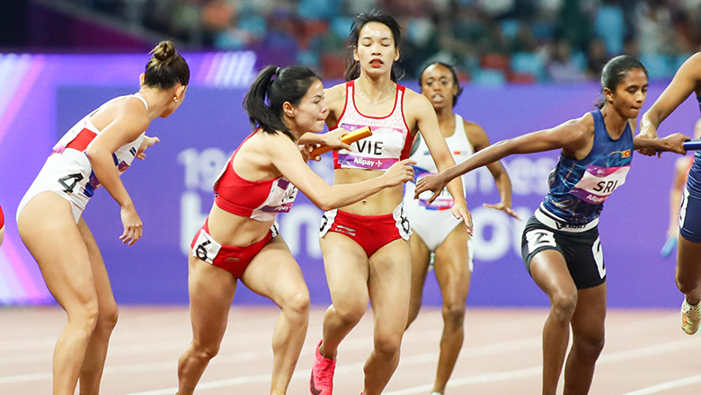 Vietnam missed a farmer medal to run 4x400m relay at ASIAD 19 - Photo 2