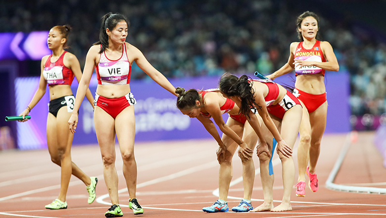Vietnamese female players running relay: The opponent is too strong, we have to try harder - Photo 2