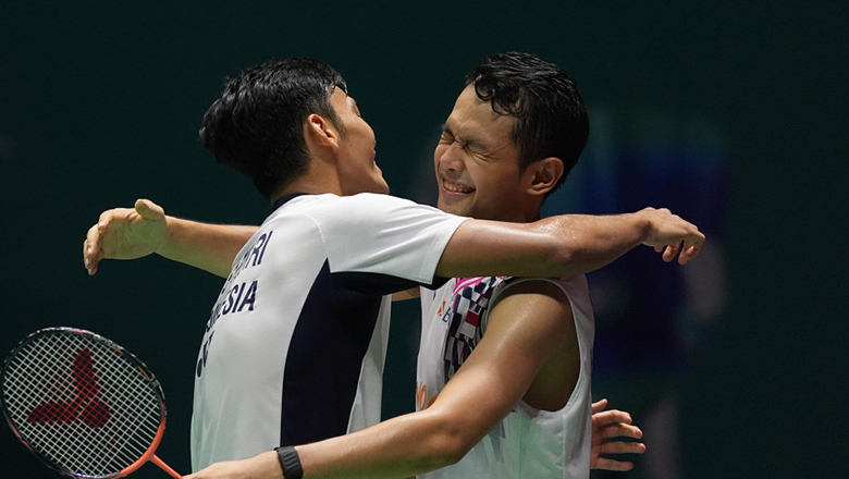 Indonesian badminton has a unexpected success from the 'patchwork' duo - Photo 1