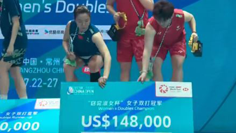 Olympic badminton champion 'steals' the championship of the team in China - Photo 1