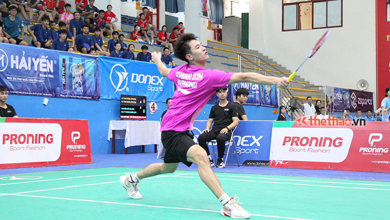 Vietnam has a player who won 3 matches in a day in the Asian Badminton Tournament - Photo 1